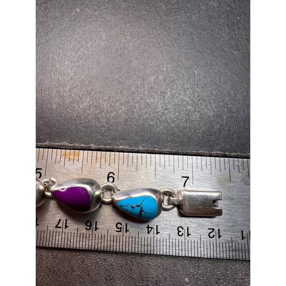 Vintage Taxco Mexico Sterling silver bracelet - Picture 8 of 16